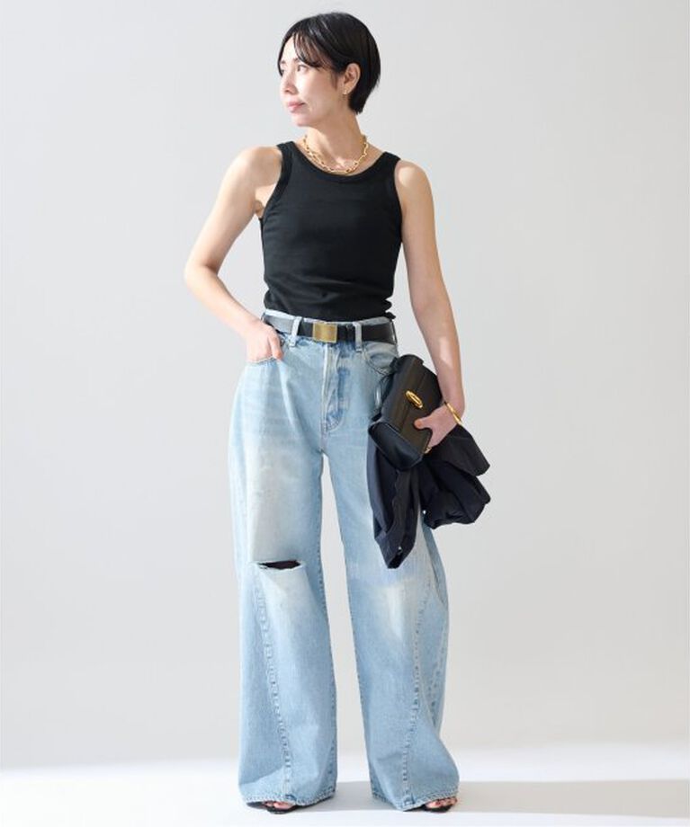 VERMEIL par iena「コットンフライスクロップドタンクトップ」|タンクトップ|