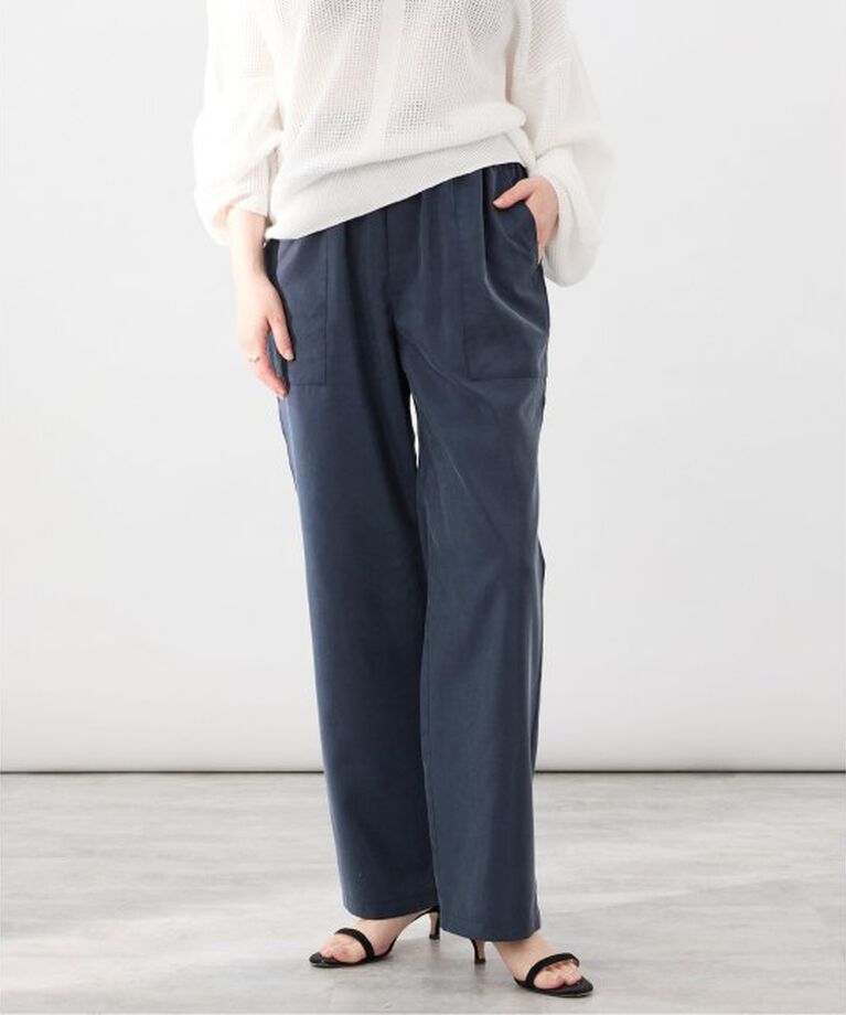 VERMEIL par iena「シルクサンドウォッシュイージーパンツ」|その他|