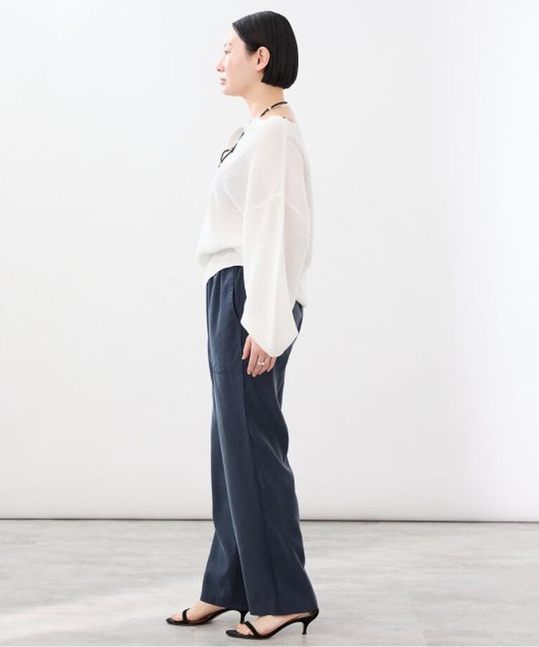 VERMEIL par iena「シルクサンドウォッシュイージーパンツ」|その他|