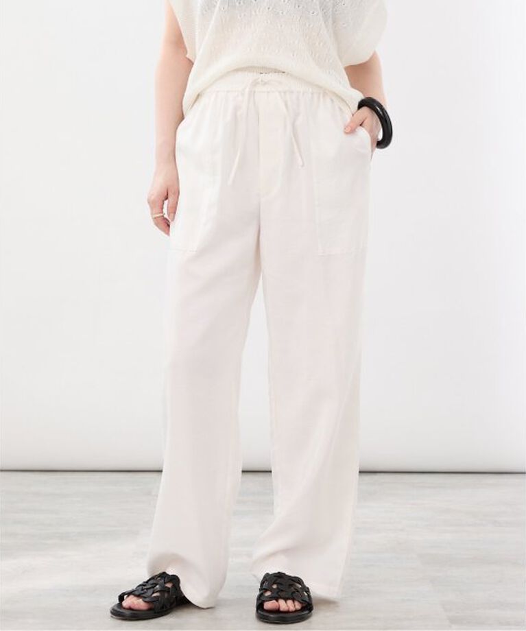 VERMEIL par iena「シルクサンドウォッシュイージーパンツ」|その他|