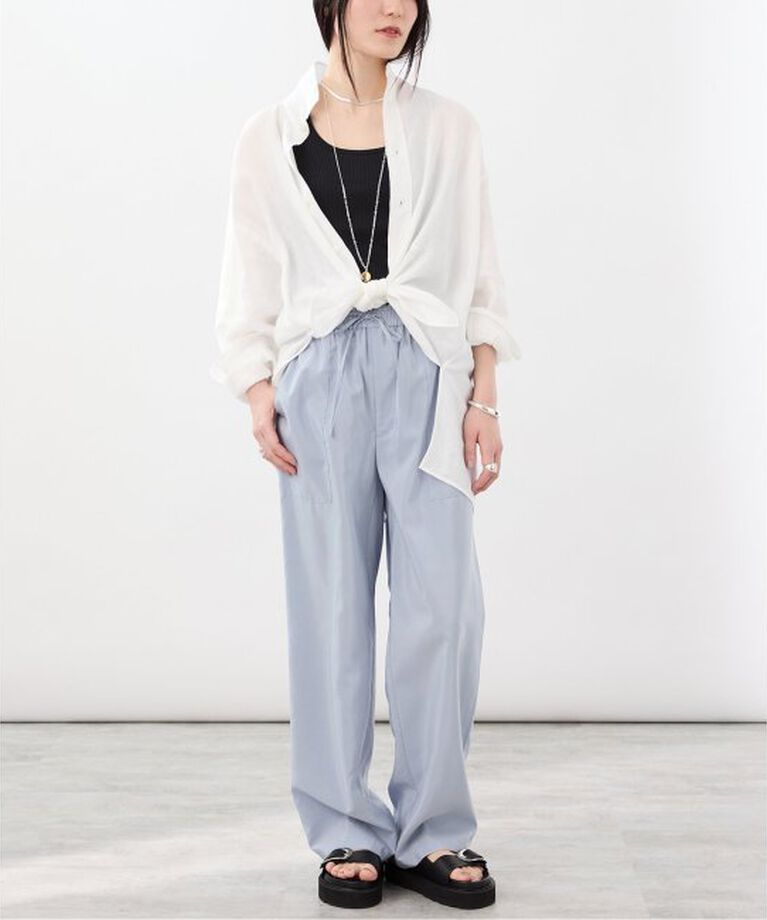 VERMEIL par iena「シルクサンドウォッシュイージーパンツ」|その他|
