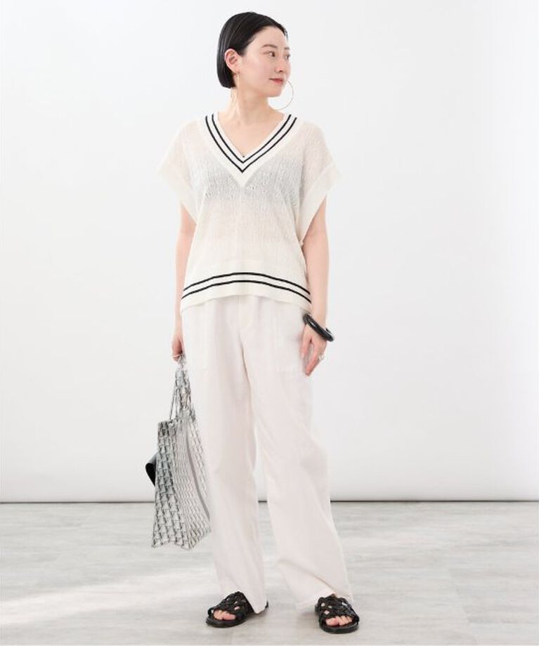VERMEIL par iena「シルクサンドウォッシュイージーパンツ」|その他|