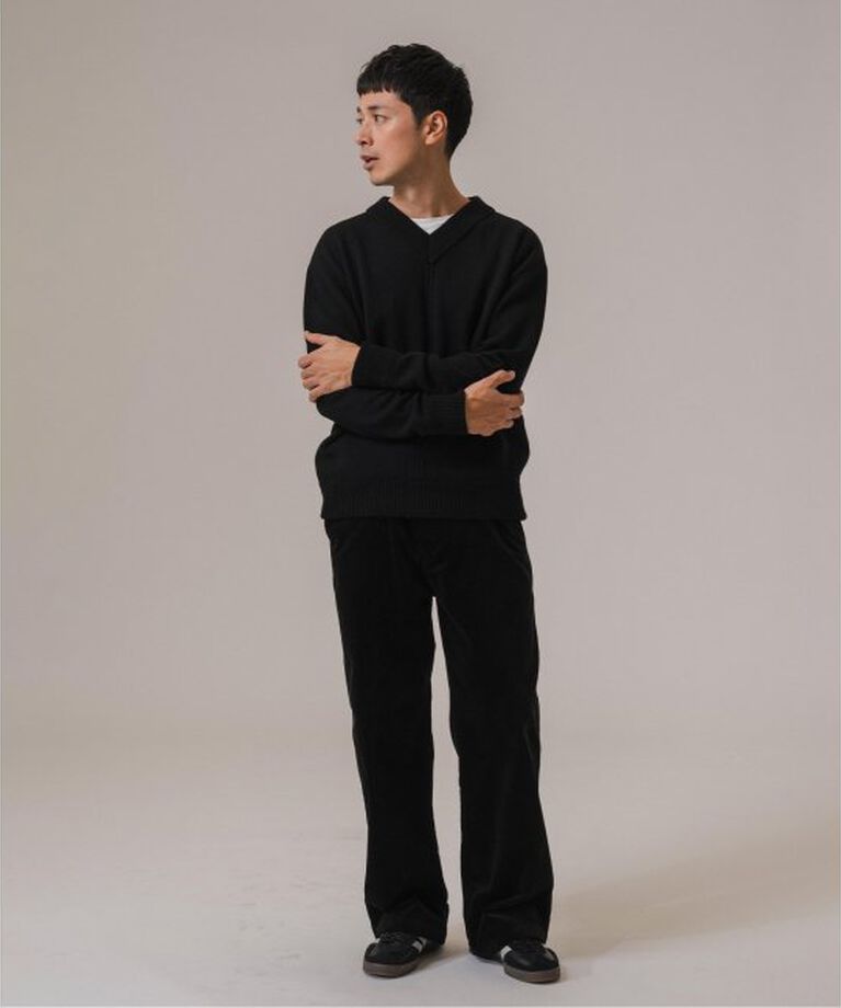 EDIFICE「Letiquette × ETS.MATERIAUX　FRENCH ARMY V-KNIT」|ニット・セーター|