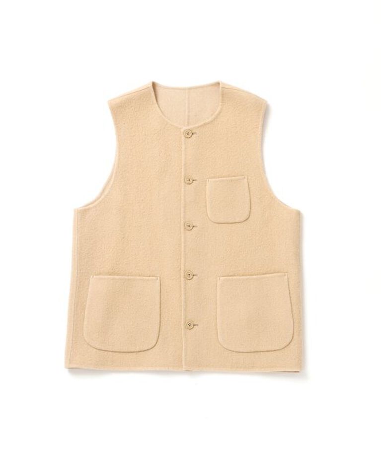 JOURNAL STANDARD「【FOLL / フォル】brushed napping rever vest」|ダウンベスト・ベスト|