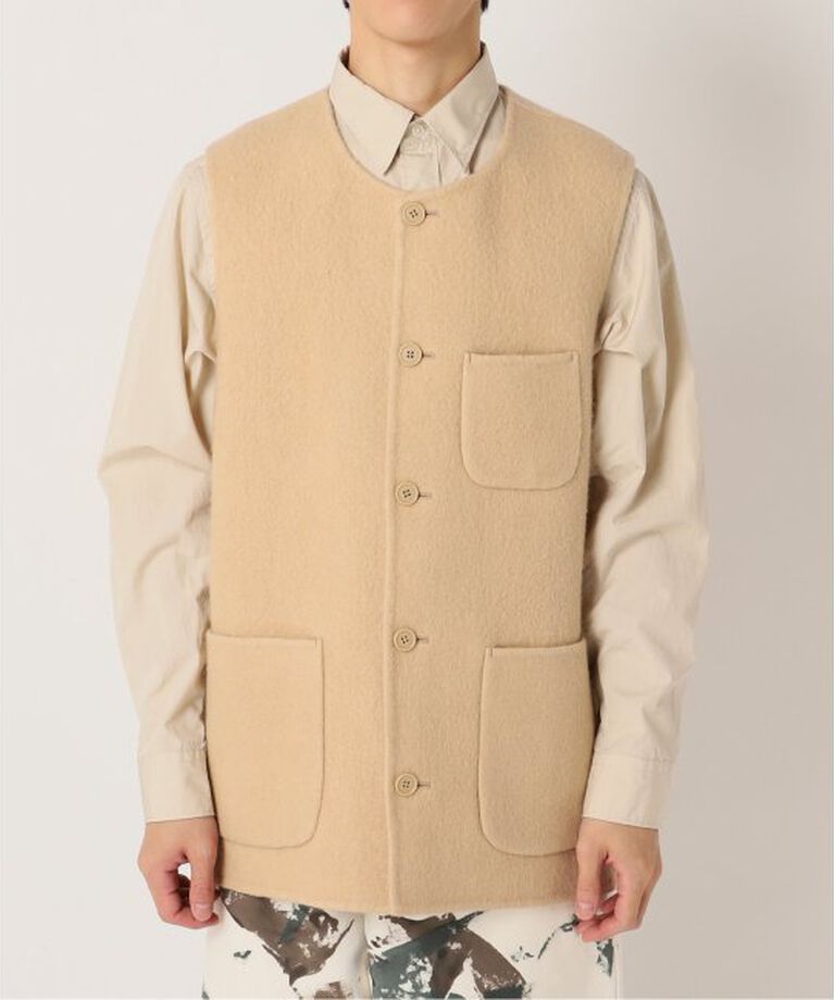 JOURNAL STANDARD「【FOLL / フォル】brushed napping rever vest」|ダウンベスト・ベスト|