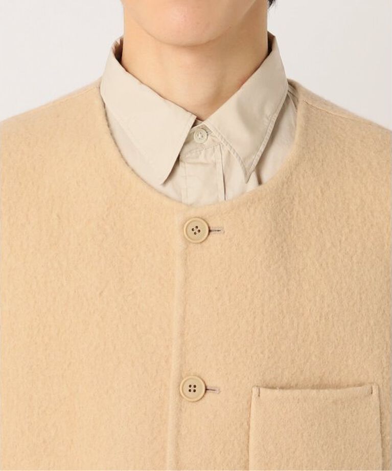 JOURNAL STANDARD「【FOLL / フォル】brushed napping rever vest」|ダウンベスト・ベスト|