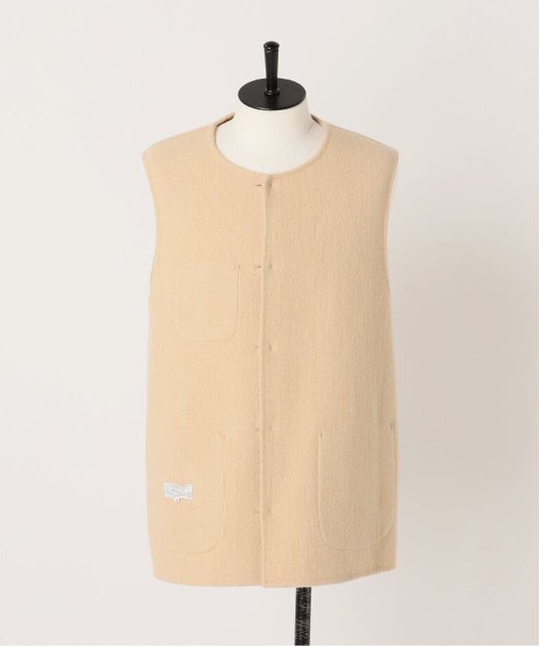 JOURNAL STANDARD「【FOLL / フォル】brushed napping rever vest」|ダウンベスト・ベスト|