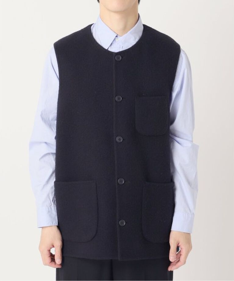 JOURNAL STANDARD「【FOLL / フォル】brushed napping rever vest」|ダウンベスト・ベスト|