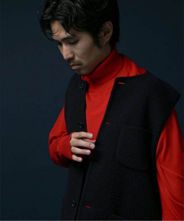 JOURNAL STANDARD「【FOLL / フォル】brushed napping rever vest」|ダウンベスト・ベスト|