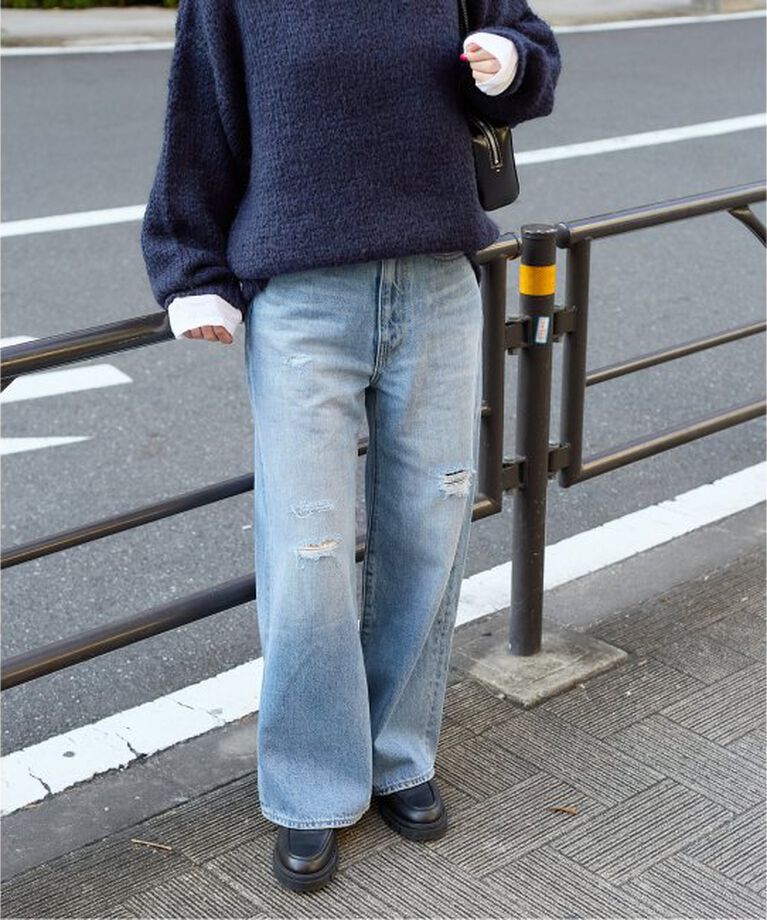JOURNAL STANDARD「12.5ozルーズデニムパンツ」|デニム|サックスブルー