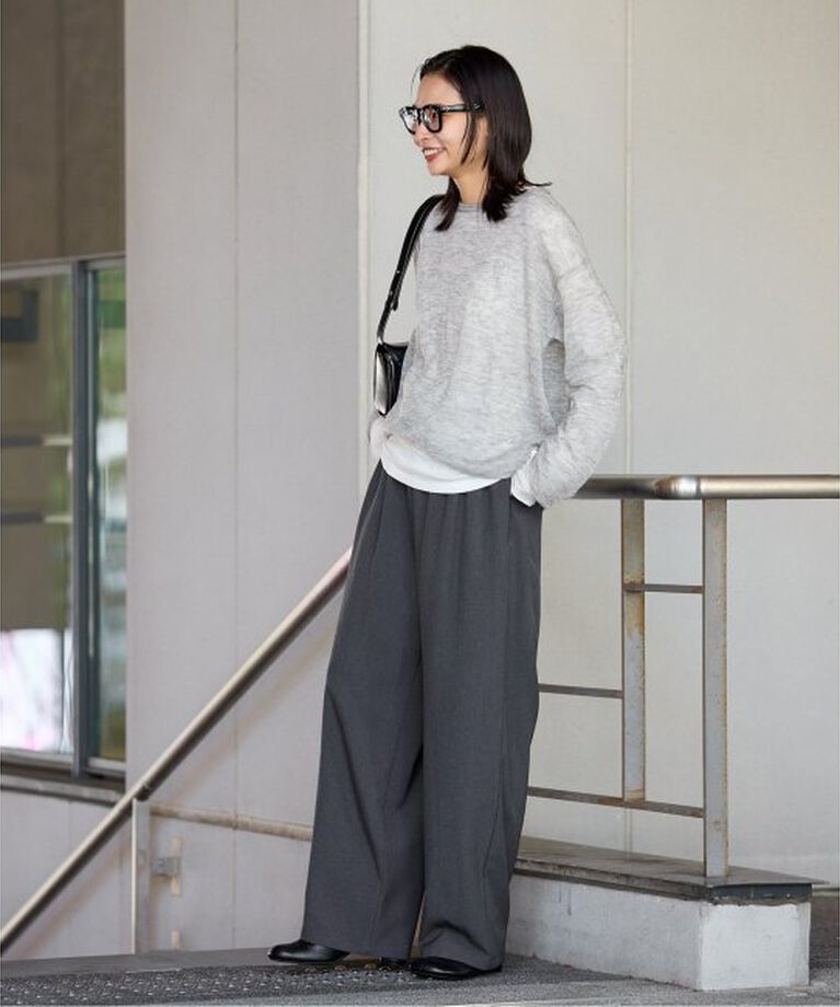 JOURNAL STANDARD「《追加2》ウールライクストレッチワイドパンツ」|その他|