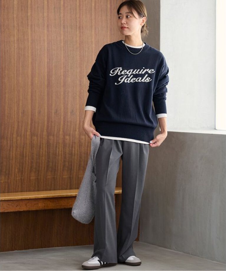 JOURNAL STANDARD relume「コットンカシミヤロゴニット」|ニット・セーター|