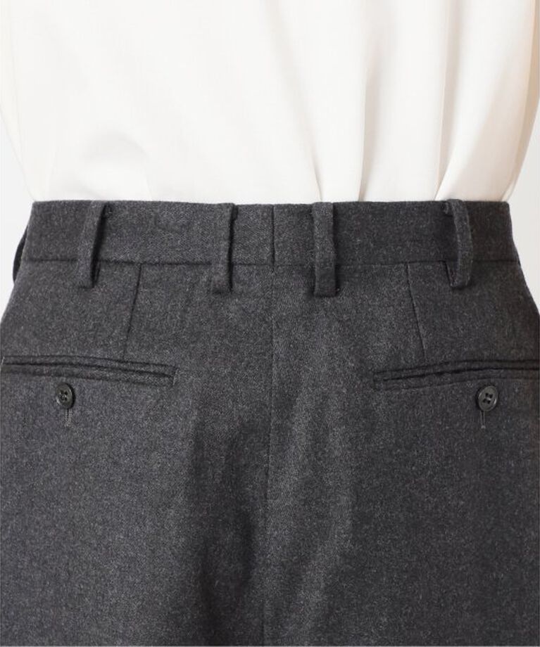 JOURNAL STANDARD「W/CA サキソニー オッド 2タックワイドパンツ」|スラックス|