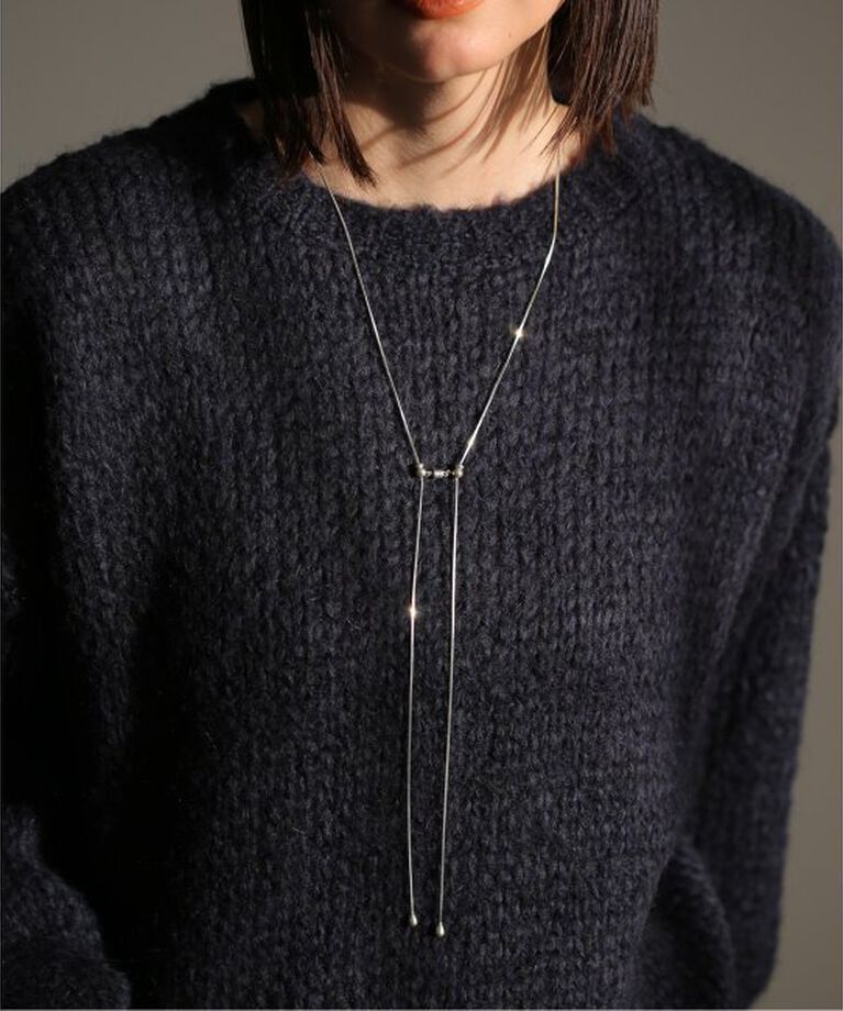 JOURNAL STANDARD「【MAISON DPULSE/メゾンドパルス】 LINE NECKLACE 1015」|ネックレス|シルバー
