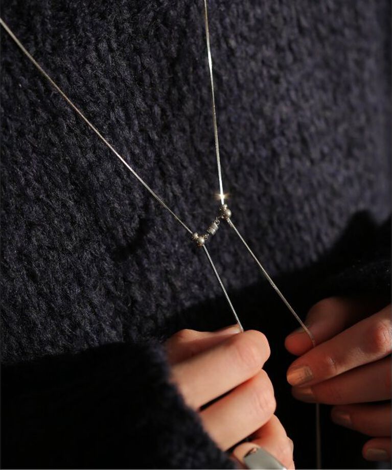 JOURNAL STANDARD「【MAISON DPULSE/メゾンドパルス】 LINE NECKLACE 1015」|ネックレス|