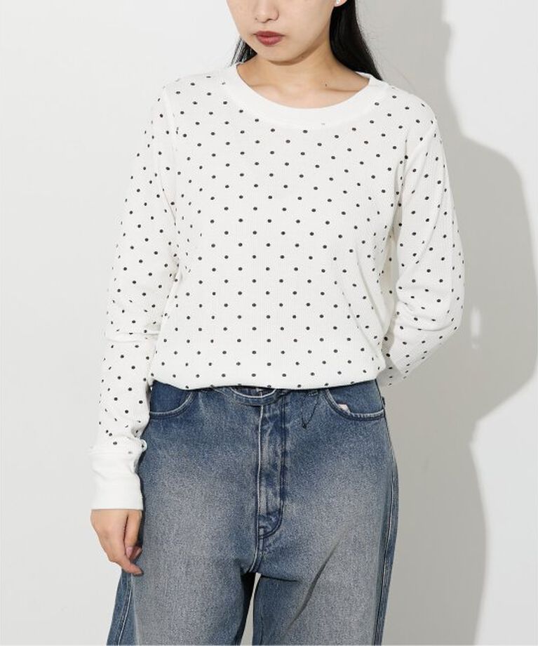 Oriens JOURNAL STANDARD「《別注》【MILLER/ミラー】 Waffle LS Tee：ワッフルロンＴ」|Tシャツ・カットソー|