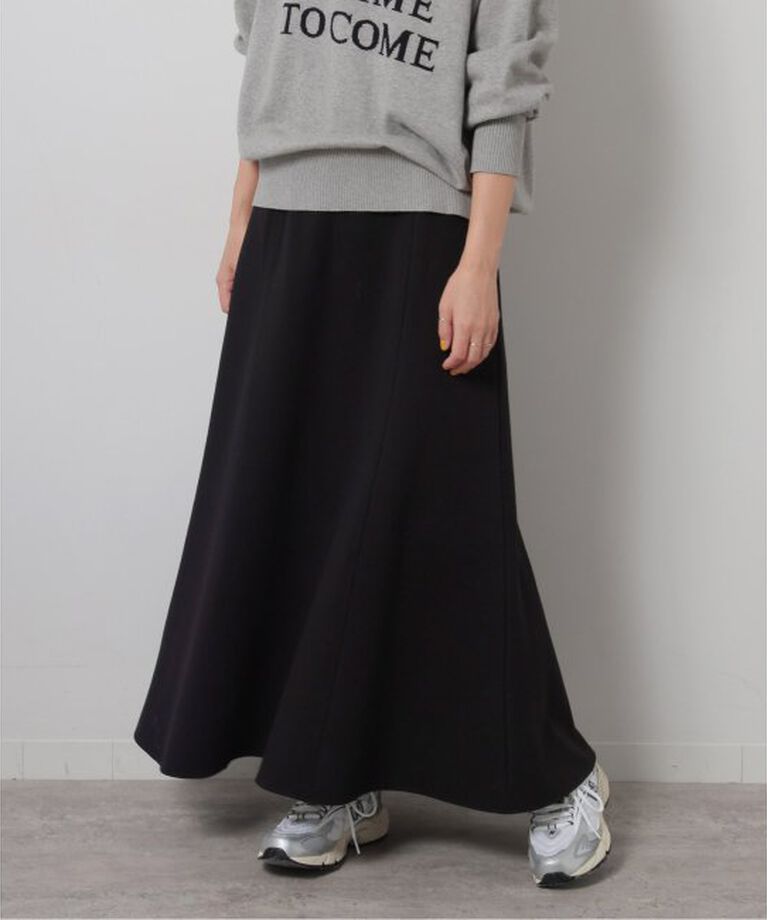 JOURNAL STANDARD relume「《WEB限定》CTダンボールフレアスカート」|スカート|ブラック