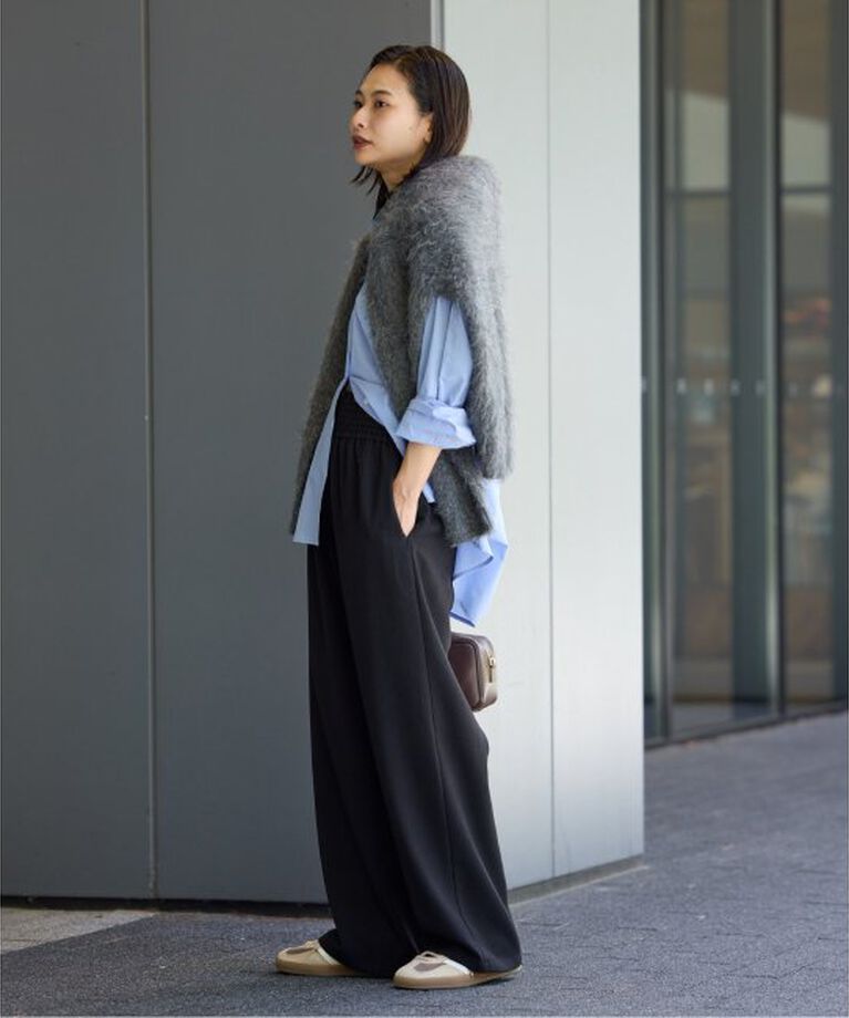JOURNAL STANDARD「《追加5》ウールライクストレッチワイドパンツ」|その他|