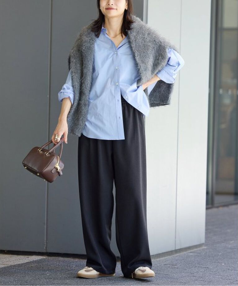 JOURNAL STANDARD「《追加5》ウールライクストレッチワイドパンツ」|その他|