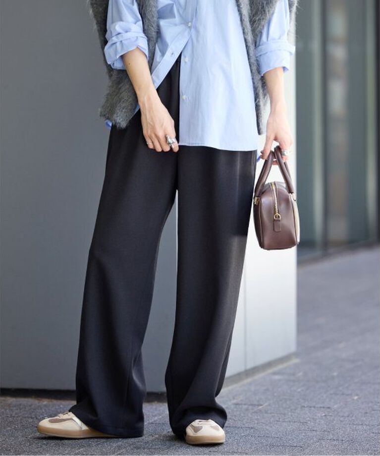 JOURNAL STANDARD「《追加5》ウールライクストレッチワイドパンツ」|その他|