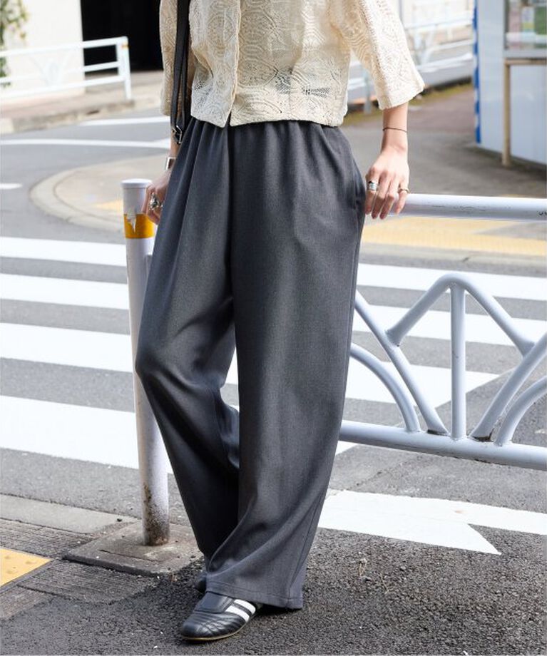 JOURNAL STANDARD「《追加5》ウールライクストレッチワイドパンツ」|その他|
