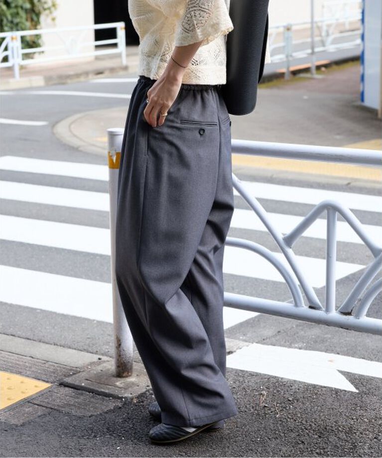 JOURNAL STANDARD「《追加5》ウールライクストレッチワイドパンツ」|その他|