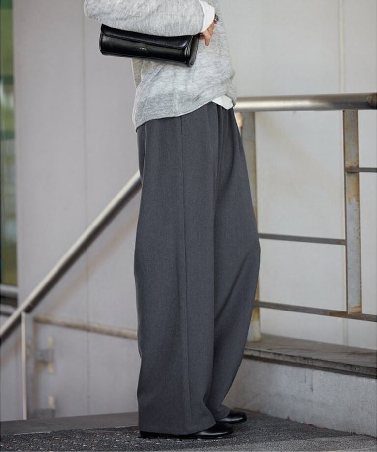 JOURNAL STANDARD「《追加5》ウールライクストレッチワイドパンツ」|その他|