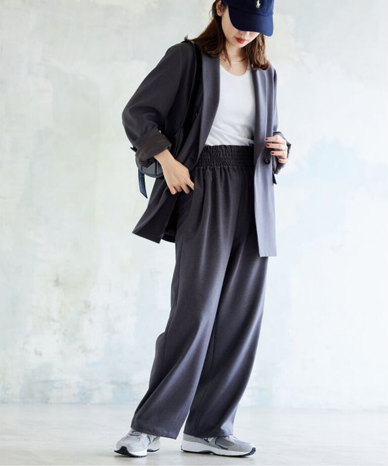 JOURNAL STANDARD「《追加5》ウールライクストレッチワイドパンツ」|その他|