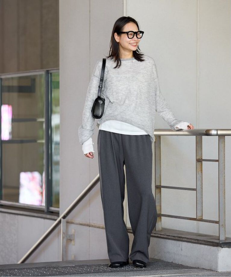JOURNAL STANDARD「《追加5》ウールライクストレッチワイドパンツ」|その他|