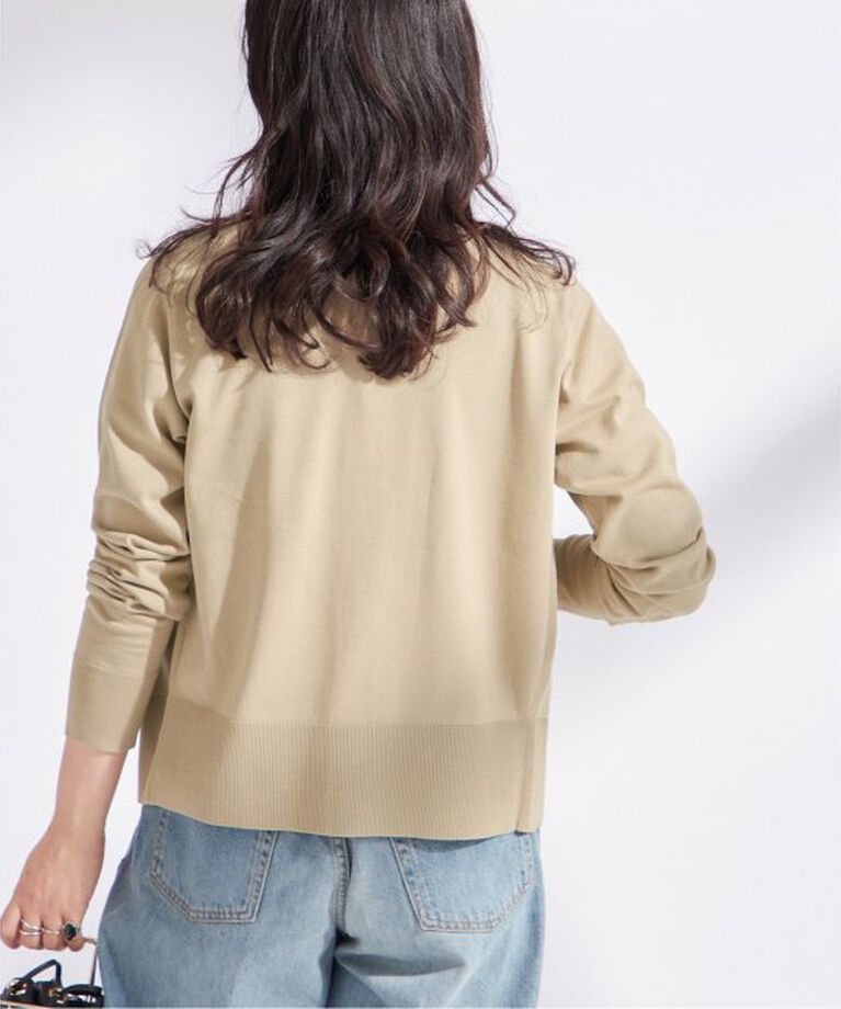 journal standard L'essage「クリアコットンクルーネックカーディガン」|カーディガン|
