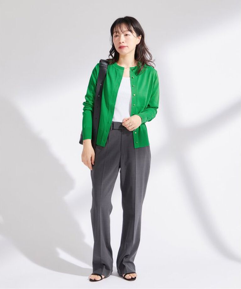 journal standard L'essage「クリアコットンクルーネックカーディガン」|カーディガン|