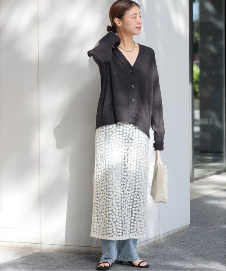 JOURNAL STANDARD relume「フラワーレースナロースカート」|スカート|