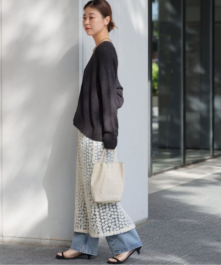 JOURNAL STANDARD relume「フラワーレースナロースカート」|スカート|