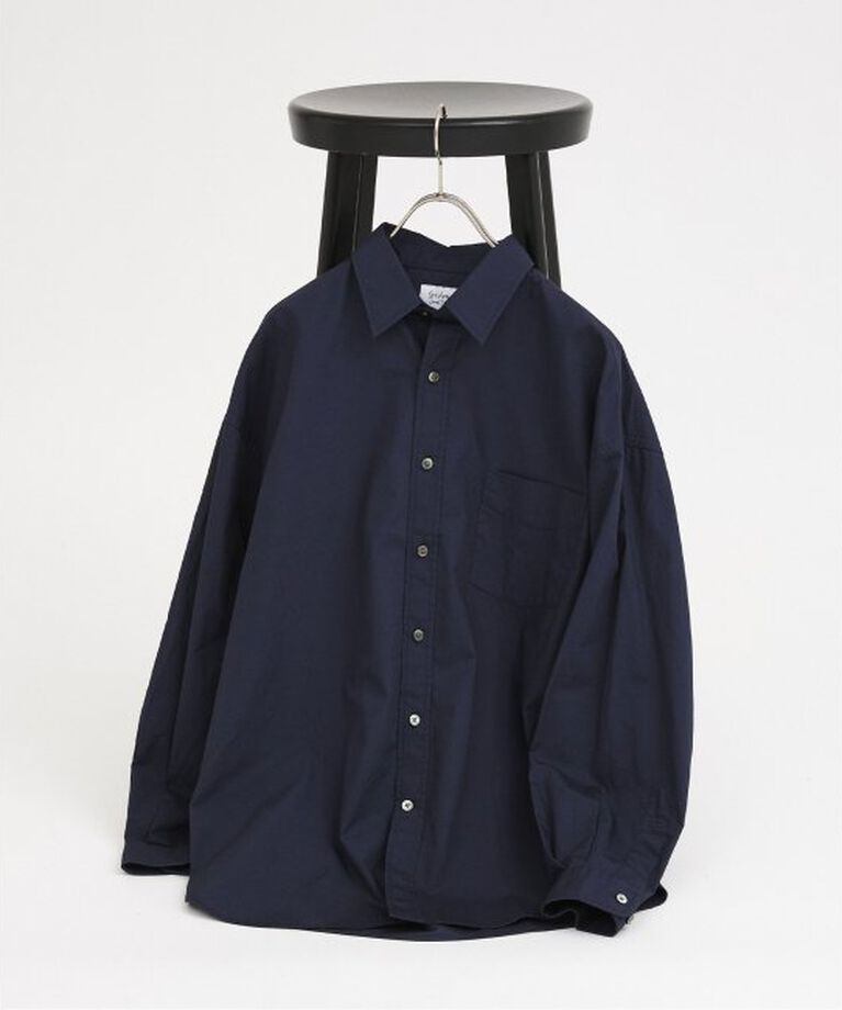 JOURNAL STANDARD「STILL AUTHENTIC / スティルオーセンティック レギュラーカラーシャツ」|シャツ・ブラウス|ネイビー