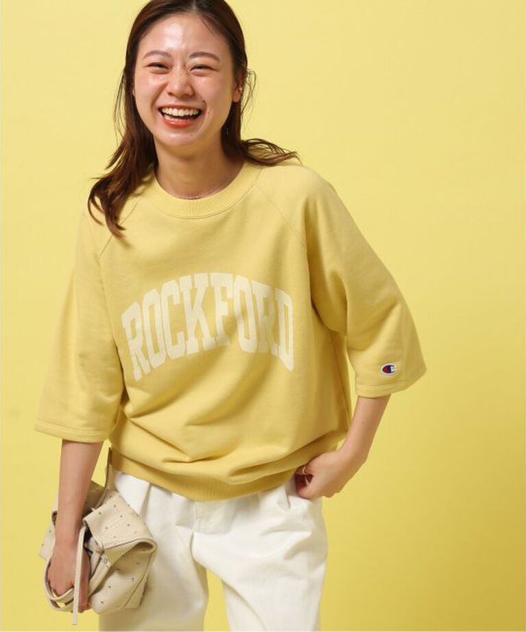 JOURNAL STANDARD relume「別注【Champion】*relume CVC French Terry S/S スウェット」|スウェット・ジャージ|イエロー
