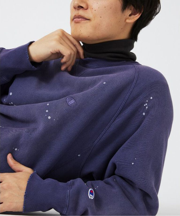 JOURNAL STANDARD relume「CHAMPION / チャンピオン 別注 R/W オーバーダイ スウェット」|スウェット・ジャージ|ネイビー C
