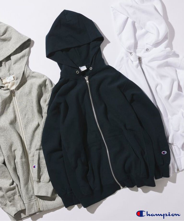 JOURNAL STANDARD「CHAMPION / チャンピオン 別注 RW WRAP FIT ZIP HOODIE」|パーカー|