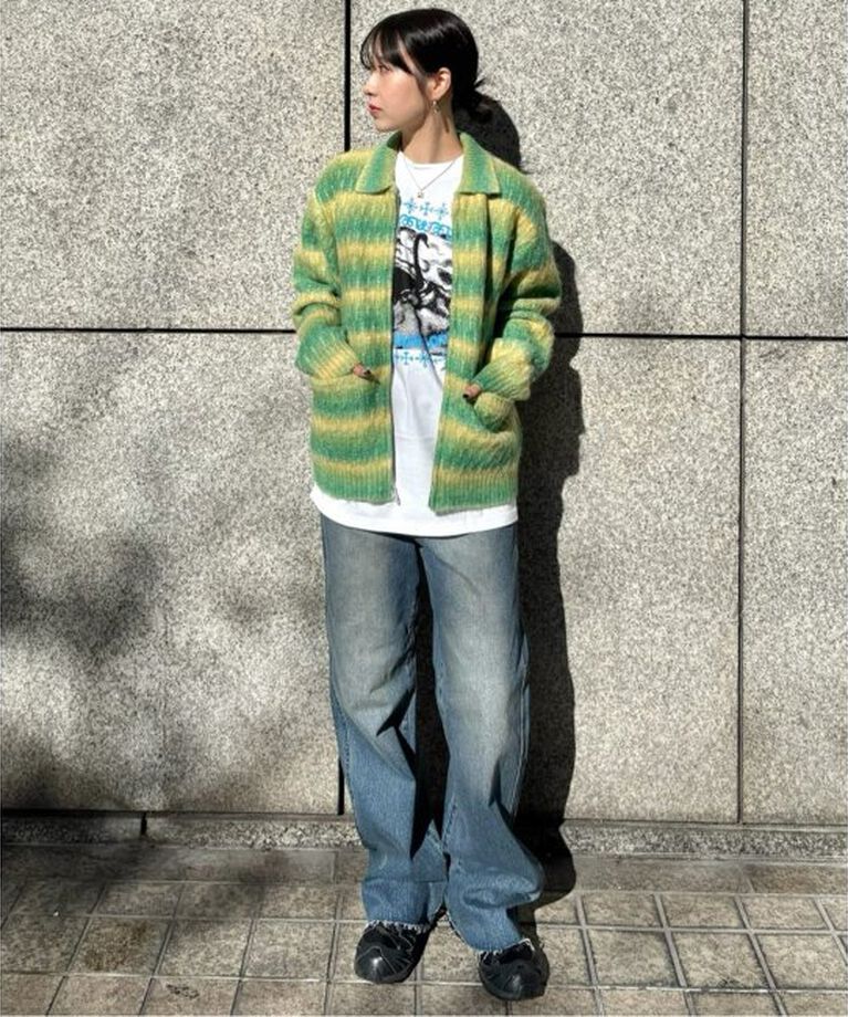 Oriens JOURNAL STANDARD「【OBEY / オベイ】 REGGIE ZIP UP CARDIGAN 1510100 38」|ニット・セーター|