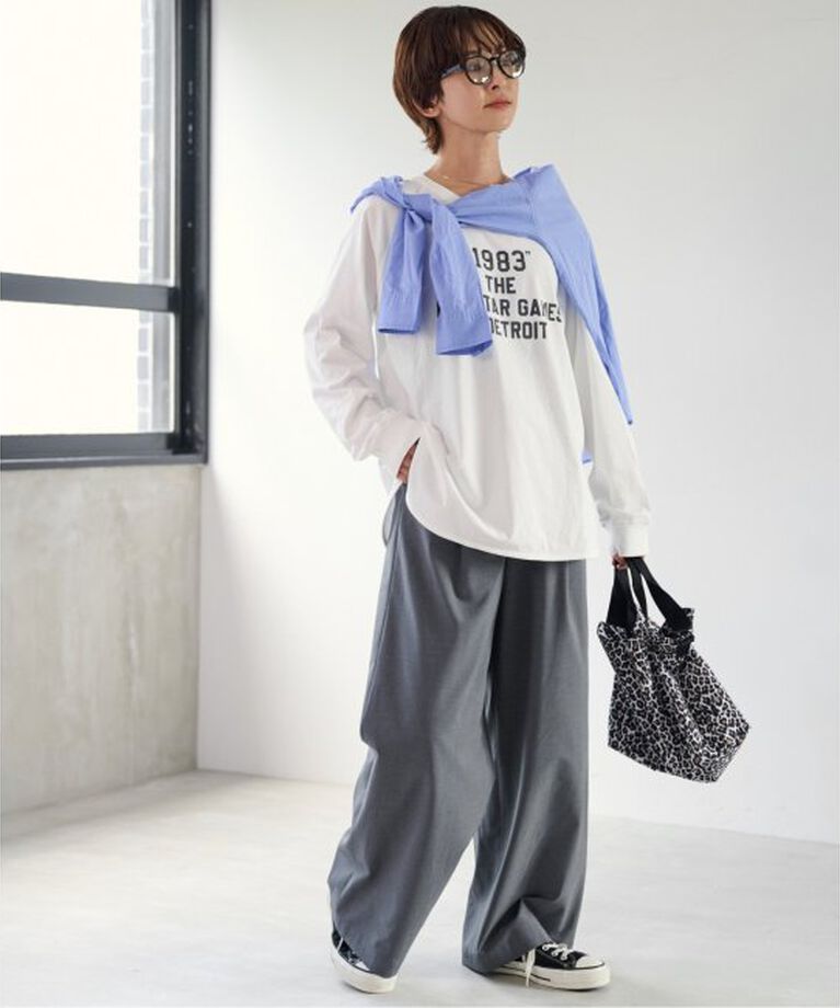 JOURNAL STANDARD relume「《追加》ラグランスリーブカレッジロングスリーブTEE」|Tシャツ・カットソー|
