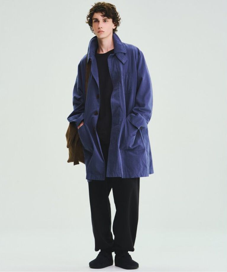 JOURNAL STANDARD「【FOLL / フォル】cotton washed journey coat」|ステンカラーコート|ネイビー
