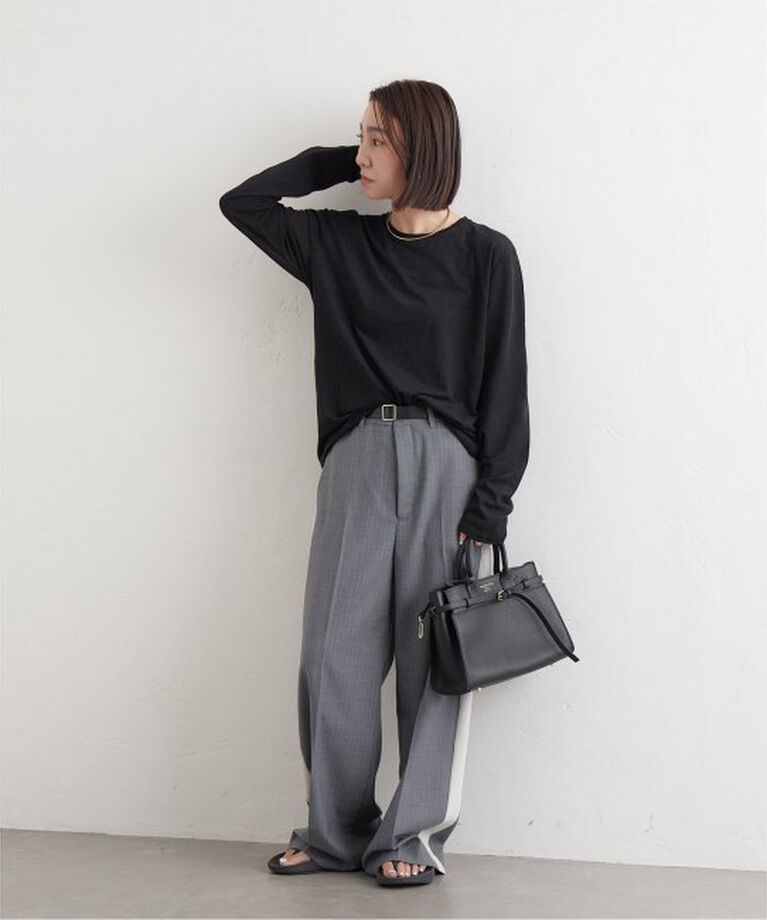 JOURNAL STANDARD「《追加》クルーネックシアーロングTシャツ」|Tシャツ・カットソー|