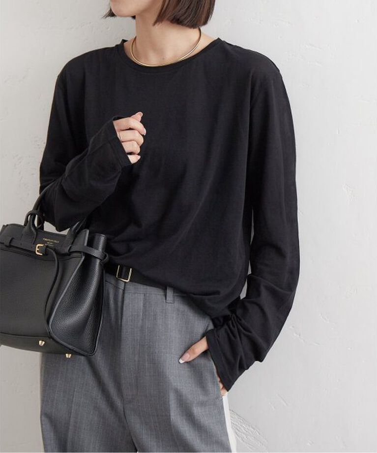 JOURNAL STANDARD「《追加》クルーネックシアーロングTシャツ」|Tシャツ・カットソー|