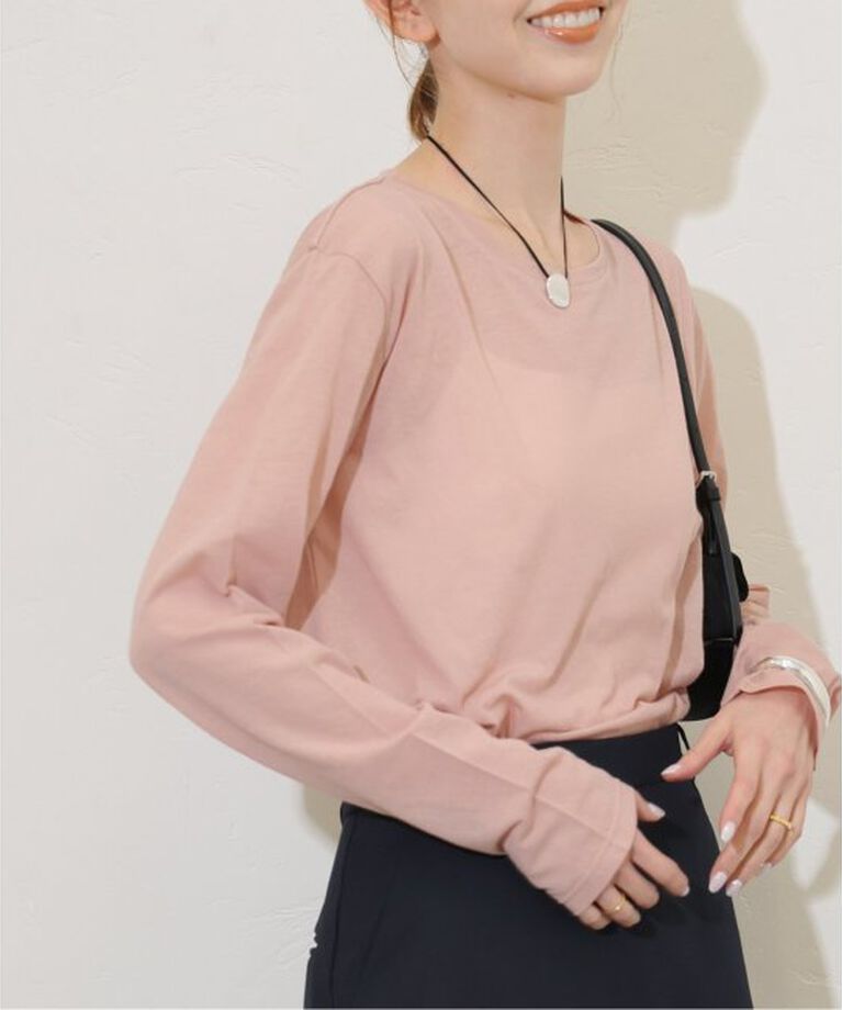 JOURNAL STANDARD「《追加》クルーネックシアーロングTシャツ」|Tシャツ・カットソー|