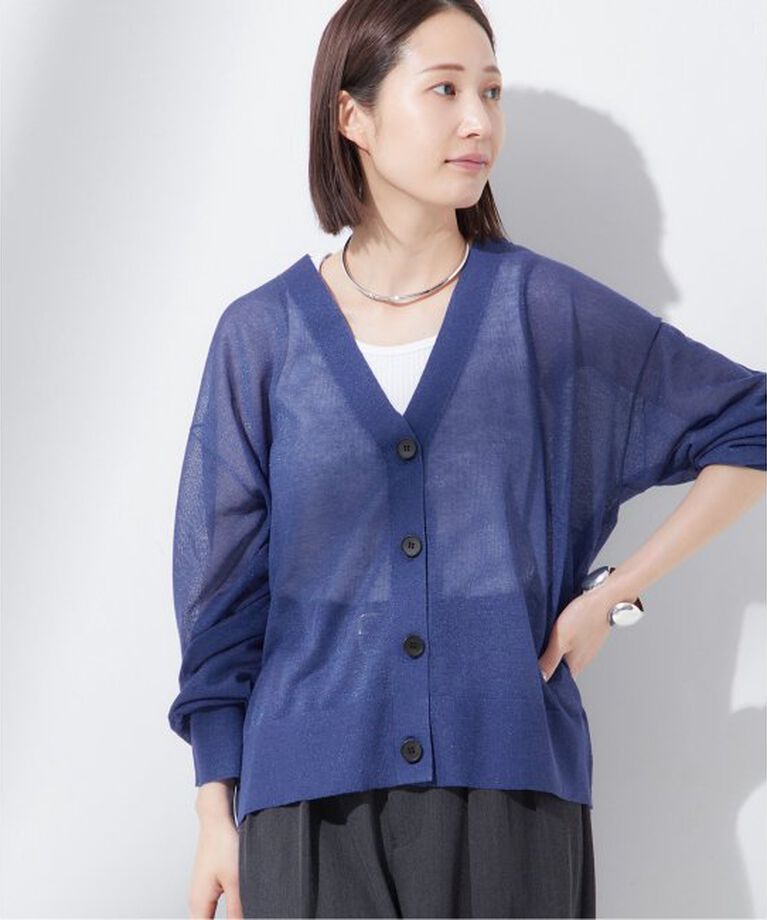 journal standard L'essage「GALAXY シアーカーディガン」|カーディガン|ブルー