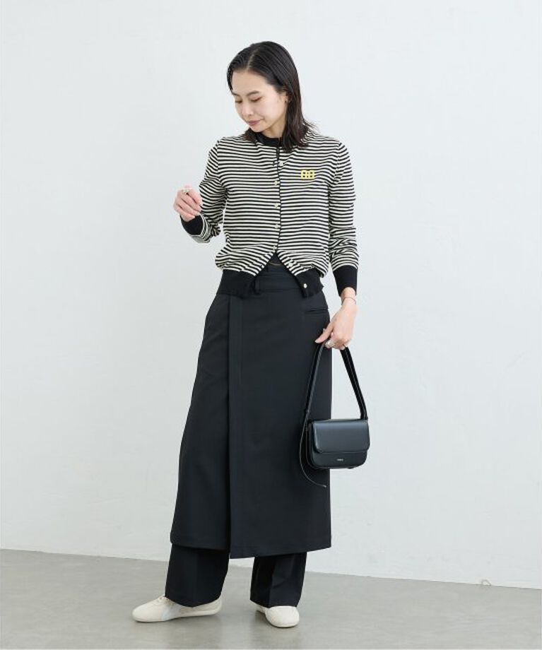 JOURNAL STANDARD「【GREEN BUTTER/グリーンバター】 WASHABLE STRIPE Cotton CD」|カーディガン|