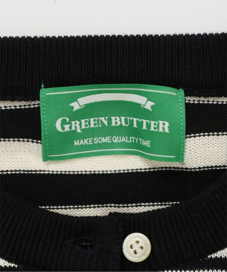JOURNAL STANDARD「【GREEN BUTTER/グリーンバター】 WASHABLE STRIPE Cotton CD」|カーディガン|