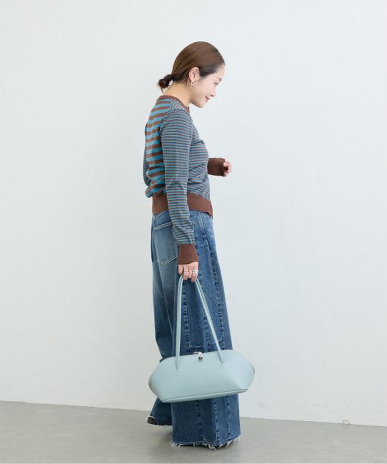 JOURNAL STANDARD「【GREEN BUTTER/グリーンバター】 WASHABLE STRIPE Cotton CD」|カーディガン|