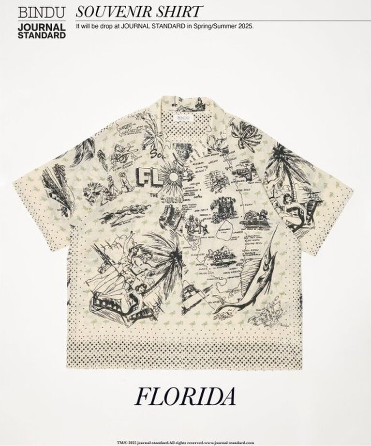 JOURNAL STANDARD「BINDU / ビンドゥー Indian cotton pattern S/S」|シャツ・ブラウス|ベージュ