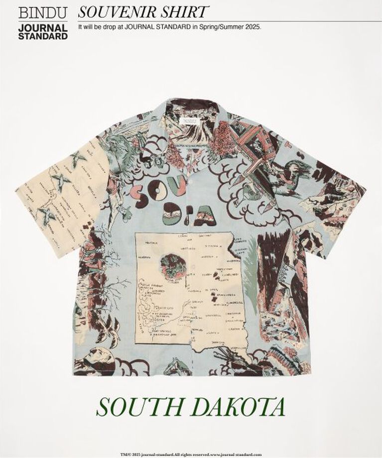 JOURNAL STANDARD「BINDU / ビンドゥー Indian cotton pattern S/S」|シャツ・ブラウス|ブルー A