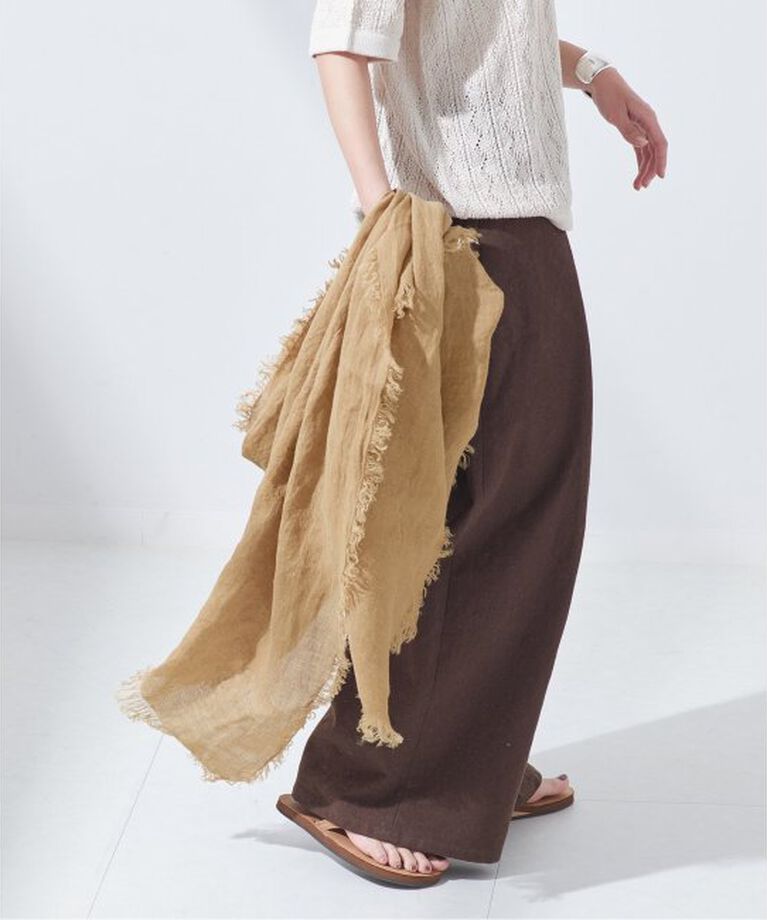 journal standard L'essage「【ASAUCE MELER】フランダースサンリネンガーゼST：ストール」|ストール|